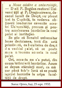 Sectiunea 6: Petru Bogdan şi Universitatea