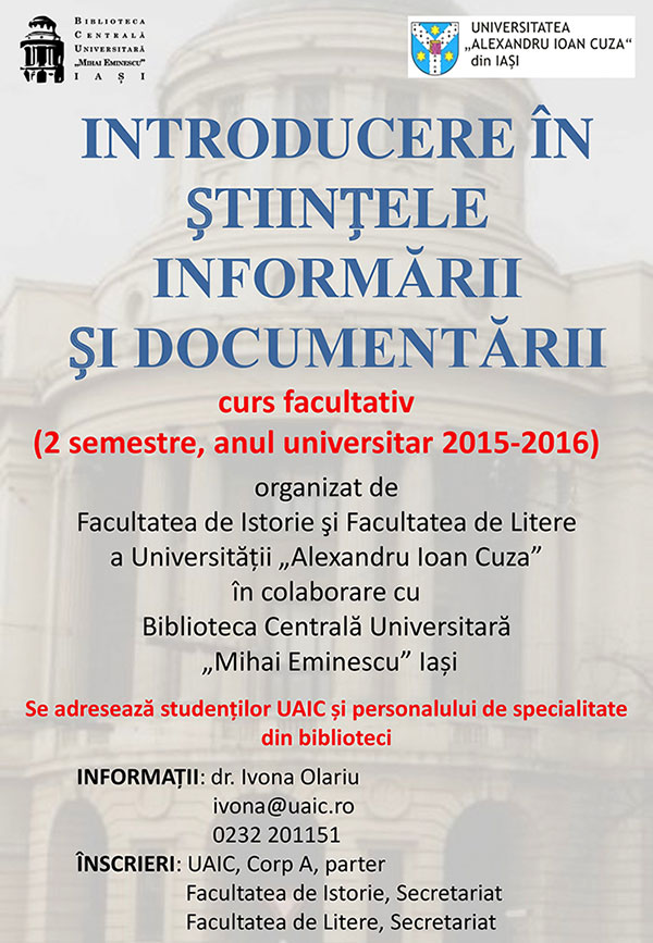 curs facultativ an universitar 2015 - 2016